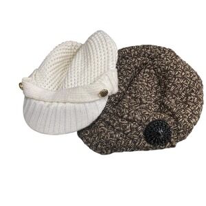 Women's Knit Fashion‎ Hats One Size Set Of 2 Michael Michael Kors Lake Shore Dr